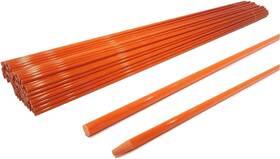 1001640400 The Rop Shop 14 400-pack 1/4 Inch X48 Orange Snow Plowing Ground Markers Stakes With Tapered End