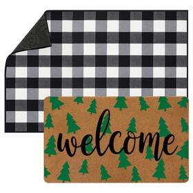B0fjfmb49d Tinideya 2 Pcs Christmas Welcome Doormat 23x35 In Layered Buffalo Plaid Carpet C B0fjfmb49d Tinideya 2 Pcs Christmas Welcome Doormat 23x35 In Layered Buffalo Plaid Carpet C