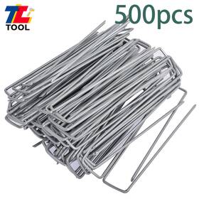 Tl2394882 Tool Library 500 Pack 6 Inch 11 Gauge Garden Stakes Galvanized Sod Staples Landscape Tl2394882 Tool Library 500 Pack 6 Inch 11 Gauge Garden Stakes Galvanized Sod Staples Landscape