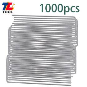 Tl2395048 Tool Library 1000 Pack 6 Inch 11 Gauge Garden Stakes Galvanized Sod Staples Landscape Tl2395048 Tool Library 1000 Pack 6 Inch 11 Gauge Garden Stakes Galvanized Sod Staples Landscape