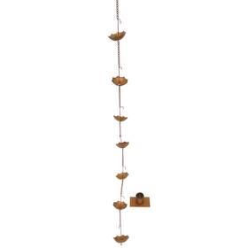 B084bv478l Trademark Innovations 8ft Copper Colored Umbrella Rain Chain And Adapt