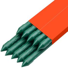 Zwzchyz24m20ozz0c001 Uimoso Garden Stakes For Plants 10 Pack 93.7 Inch Plastic-coated Metal Supports