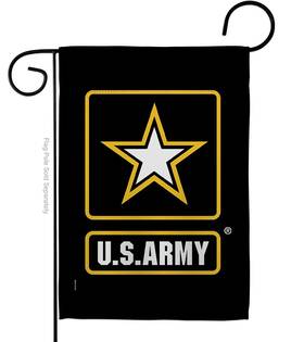 B08rbxrbdx Us Military Usa Army Rangers Veteran Double-sided Garden Flag 13 Inch X18.5 Made In