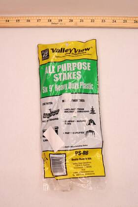 Ps-r6 Valley View 5-pk Anchoring Stakes Plastic 9 Inch Ps-r6 Valley View 5-pk Anchoring Stakes Plastic 9 Inch