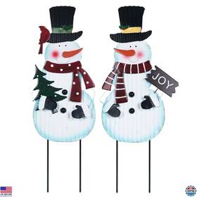 B0ccj3hpsm Visit The Hogardeck Store 2-pc Metal Snowman Garden Stakes - Inch Joy Outdoor Christmas Decorations B0ccj3hpsm Visit The Hogardeck Store 2-pc Metal Snowman Garden Stakes - Inch Joy Outdoor Christmas Decorations