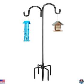 Kydh153cpc Visit The Kingsyard Store 76 Inch Adjustable Double Shepherds Hook - Heavy Duty Bird Feeder Pole Kydh153cpc Visit The Kingsyard Store 76 Inch Adjustable Double Shepherds Hook - Heavy Duty Bird Feeder Pole