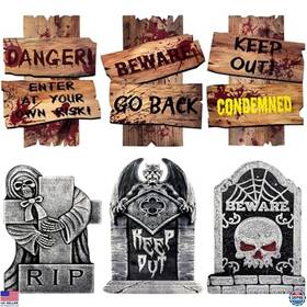 G02-6 Visit The Pzmlu Store Halloween Outdoor Decor - 6 Pack Realistic Plastic Tombstones And Graveyard Signs G02-6 Visit The Pzmlu Store Halloween Outdoor Decor - 6 Pack Realistic Plastic Tombstones And Graveyard Signs
