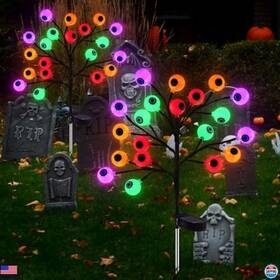 Xuu-rossesay-1219 Visit The Rossesay Store 2 Pcs 40 Led Solar Halloween Eyeball Lights With 8 Lighting Modes Scary Eyeballs Xuu-rossesay-1219 Visit The Rossesay Store 2 Pcs 40 Led Solar Halloween Eyeball Lights With 8 Lighting Modes Scary Eyeballs