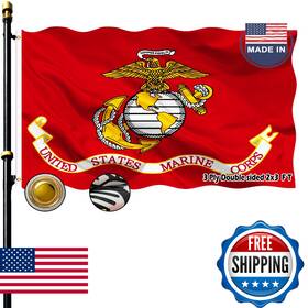 B0dp71ntdv Volta Double Sided Marine Corps Flag 2x3ft - Heavy Duty 3-ply Durable Nylon B0dp71ntdv Volta Double Sided Marine Corps Flag 2x3ft - Heavy Duty 3-ply Durable Nylon