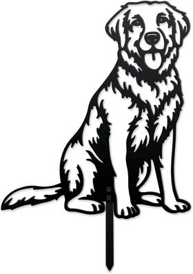 Ajew-wh0564-019-us29 Wadorn Labrador Retriever Metal Decorative Garden Stakes Ajew-wh0564-019-us29 Wadorn Labrador Retriever Metal Decorative Garden Stakes