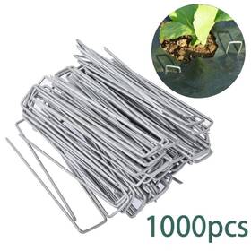 Wa1428372ur Waltyotur 6 Inch 11 Gauge 1000 Pack Landscape Staples Garden Stakes Galvanized Sod