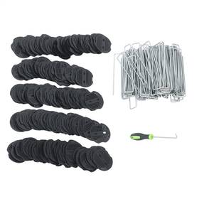 Wa3835359ur Waltyotur 200 Pack Landscape Staples With Gasket Washer Caps 6 Inch Vapor Barrier Stakes
