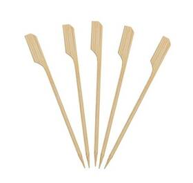 77076 Wesco 00 Count Natural Green Bamboo Wood Paddle Picks Skewers For 4.5 Inches 2 77076 Wesco 00 Count Natural Green Bamboo Wood Paddle Picks Skewers For 4.5 Inches 2