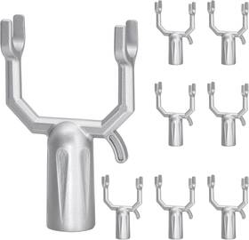 8pcs-silverszzc-24 West Bay 8 Pcs Tree Branch Support Metal Crutch Silver-8pcs Silver 8pcs-silverszzc-24 West Bay 8 Pcs Tree Branch Support Metal Crutch Silver-8pcs Silver