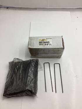 Wildcat 788284102008 Qty 3 Landscape Sod Staples Steel Black 6 Inch X 1