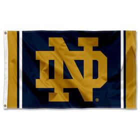 B0bhzsvhr9 Wincraft Irish Nd Logo 3x5 Banner Flag - Durable Polyester Usa Made
