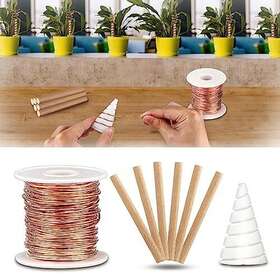 Wire-1 Wjcjtjl 99.9% Pure Copper Wire With Fibonacci Coil Winding Jig For Electroculture