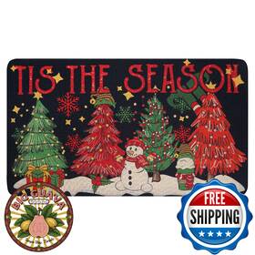 B0fl28v7t5 Wyoansfhd Christmas Doormat Fttis The Season Snowman And Tree Mat 17x30 Non-slip Festive De B0fl28v7t5 Wyoansfhd Christmas Doormat Fttis The Season Snowman And Tree Mat 17x30 Non-slip Festive De