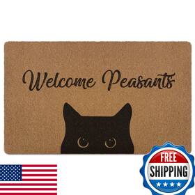 B0fldt28lx Xldlioo Funny Black Cat Welcome Door Mat - Durable 30x17 Inch Indoor/outdoor B0fldt28lx Xldlioo Funny Black Cat Welcome Door Mat - Durable 30x17 Inch Indoor/outdoor