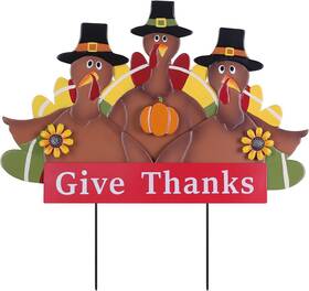Yhmd-477 Yeahome Thanksgiving Decorations Outdoor 3 Turkey Decorative Garden Colorful Yhmd-477 Yeahome Thanksgiving Decorations Outdoor 3 Turkey Decorative Garden Colorful
