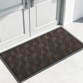 B0cp4x4hds Yimobra Large Door Mat 47x24 All-weather Waterproof Non-slip Welcome Outdoor