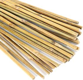 Hqy21-2 Yowlieu 20 Pcs 18 Inch Natural Bamboo Plant Support Stakes For Brown
