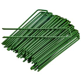 Syld40us Ysyonm Garden Stakes Staples Ground Pins Securing Landscape Pegs U Shaped Green