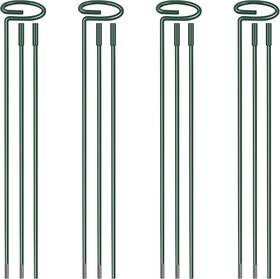 2656418 Zacool 36 Inch Plant Stakes Tall Three Sizes 12 Or 24 Green