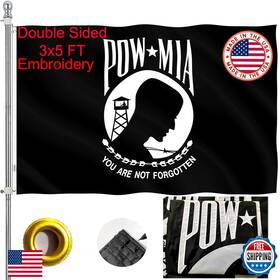 B0dc42kfpn Zekvy Embroidered Pow Flag 3x5 Outdoor Made In Usa - Double Sided Heavy Duty Viv B0dc42kfpn Zekvy Embroidered Pow Flag 3x5 Outdoor Made In Usa - Double Sided Heavy Duty Viv