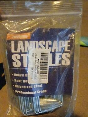 Jc-dd-4in Zeviums 4 Inch 50 Pack Galvanized Landscape Staples 11 Anti-rust Heavy Duty Jc-dd-4in Zeviums 4 Inch 50 Pack Galvanized Landscape Staples 11 Anti-rust Heavy Duty