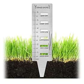 Zhuomingjia 702103423143 Grass Gauge Stainless Steel Great Outdoor Ruler Prune Plant Measuring T