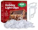 Sewanta All-purpose Light Clips Holder Set Of 600 Christmas Hooks. Fixed Price $19.77.