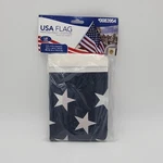 New Usa Flag By Independence Poly/cotton W/brass Grommets - 3FT X 5FT. Fixed Price $9.99.