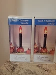 2 Flickering Pumpkin Halloween Jack Lantern Candle Stick Lights Battery Roman. Fixed Price $22.95.
