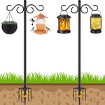 Adjustable Shepherd Hooks For Outdoor, 2 Pack 80 Inch 5 Prong Base Bird Two S.... Fixed Price $38.52.