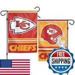 Kansas City Chiefs Garden Flag, 11" X 15". Fixed Price $34.37.