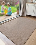 Color&geometry Front Mat Indoor Non Slip Rubber Backing, 17"X30" Ultra Thin. Fixed Price $51.99.