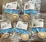 5 Amerock Allison Value Distressed Cream Round Transitional Cabinet Knob New!. Fixed Price $8.95.