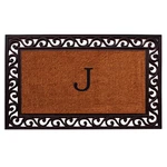 Calloway Mills Home More 100061830J Rembrandt Monogram Doormat Letter. Fixed Price $62.26.