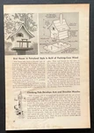 1947 Howto Build Plans Fairy Land Wooden. Fixed Price $5.99.