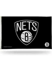Brooklyn Nets 3X5 Flag Banner Black Rico Industries Nba Wall Decor. Fixed Price $6.99.
