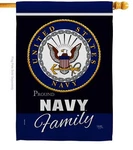 Breeze Decor Navy Proudly Family Armed Forces Usn Seabee United State America.... Fixed Price $51.76.
