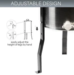 Four 4/8 Frame Stainless Steel Extractor Honeycomb Drum BEE-V004B. Fixed Price $299.99.