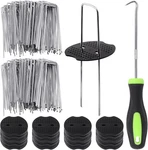 Glarks 201PCS Garden Stakes Staples Kit, 100PCS 6 Inch U-shaped Landscape.... Fixed Price $29.38.