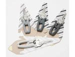 Kuhn Rikon Set Of 4 Shears Kitchen Scissors Snips Grayscale. Fixed Price $49.99.