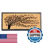 Home Collections A1HC Natural Coir And Rubber Large Door Mat 18 X 48 Thick. Fixed Price $121.36.