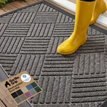 Gorilla Grip 100% Waterproof All-season Weathermax Doormat Us Designed Natural. Fixed Price $24.99.