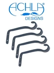 Achla Trellis Wall Brackets 5.25 Set Of 4 Black W/ Stainless Steel Screws. Fixed Price $19.95.