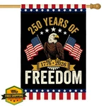 Avoin Patriotic 28X40 Inch House Flag Double Sided 4TH Of July Yard. Fixed Price $20.00.