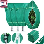 4PCS Plant Cover For Winter Frost Sun Pest Outdoor Protection Bags W/drawstring. Fixed Price $32.99.